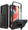 ExoGuard Handyhülle für Samsung Galaxy S22 Plus 5G mit Displayschutzfolie, stoßfest Militär-360 Grad Ganzkörper Panzerhülle für Samsung S22+ S22 Plus, Black