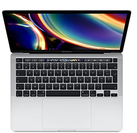 2017 Apple MacBook Pro Touch with Intel 3.1 GHz Core i5 Chip (13-inch, 8GB RAM, 512GB SSD Storage) (Azerty France) - Argent (Reconditionné)