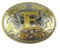 LKMY Herren-Gürtelschnalle, 3D-goldener Buchstabe, Alphabet, Initiale, Schnitzgürtelschnalle, A-Z, Western-Vintage-Stil,Cowboy-Gürtelschnallen,Jeans-Zubehör für Männer, Frauen, Vatertag, Weihnachten