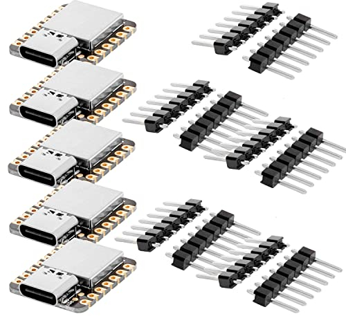 AZDelivery 5 x Hochwertiges Mini Entwicklungsplatine mit verschiedenen Schnittstellen und multifunktionalem Hochleistungs-Mikrocontroller kompatibel mit USB-C-Anschluss