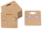 G2PLUS 200 Stück klein Ohrringe Displaykarten - Sechs Löcher Ohrringkarten Kraftpapier - 5 cm Earrings Kartenhalter für Schmuck, Ohrstecker und Ohrringe