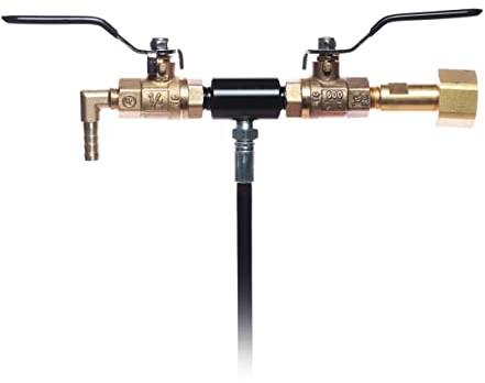 notlok Safety Work Adapter zum Nachfüllen von CO2-Flaschen in den Saturator, CO2-Nachfüllen Zubehör für sodstreamer Flaschen, genormtes Gewinde, 91,5 cm Schlauch