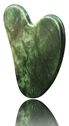 Gua Sha, Premium Gua Sha Stone, Guasha per Viso Aggiornato, Guasha Stone Natural Jade Stone