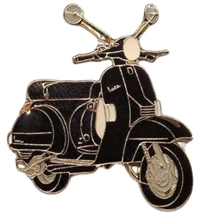 Pin für Vespa PX sw, pin für vespa px, px, PX, Roller, Scooter, roller, scooter, Anstecker, anstecker, Anstecknadel, Motorradpin, Motorradanstecker, Motorradanstecknadel