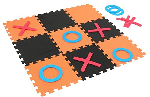 ADEPTNA Giant High Density EVA Foam Noughts & Crosses Indoor and Outdoor Garden Game Mat – Water Resistant and Non-Toxic