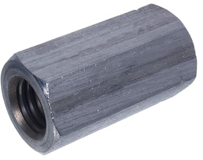 NAJDER Lot de 10 Écrous Manchons de Jonction Longs M16, Écrou Hexagonal à Tige Filetée, Douille D'écartement Entretoise Vis, Acier Inoxydable A2-AISI 304, DIN 6334