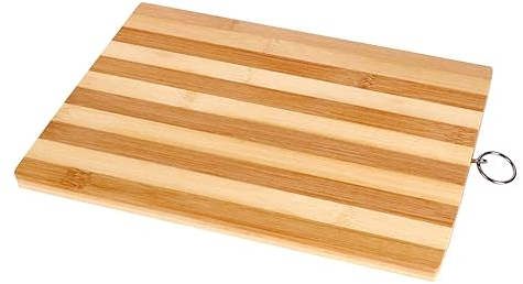 Bamboo Chopping Board - 20cm x 30cm, Made from Strong and Durable Bamboo, Wooden Cutting Board for Kitchens, Meat, Vegetables and Bread, Serving Tray, Kitchen Utensil Accessory (20cm x 30cm)