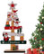 cypreason Sapin De Noel Décoratif Arbre De Noel 3D Sapin De Noël en Bois avec Décoration Arbre De Noël De Table en Bois Jouet De Noël pour La Décoration Meilleur Cadeau De Noël