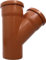 KG T-Stück DN 160/110 45° PVC-U Verbinder | mit Dichtung | für externe Entwässerungssysteme | Gummidichtung | Abwasser Installation | Kanalrohrsystem Abwasserrohr | Kanalrohr