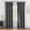 MIULEE Verdunklungsvorhänge mit Kräuselband Grau Vorhänge Blickdicht 2er Set 140x215 cm Modern Gardinen Abdunkelnde Vorhänge Wohnzimmer Schlafzimmer Fenster Gardine Verdunkelung Thermovorhang
