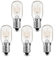 E14 Salt Lamp Bulbs Dimmable 240V, T20 SES Mini Scentsy Bulbs for Wax Warmer, Sewing Machine, Fridge, Pygmy Freezer, Wax Burner, Small Screw in Light Bulb Warm White 2700K, 5 Pack