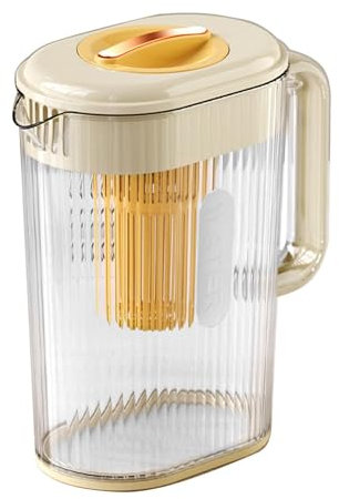 Unbreakable Water Pitcher With Lid, 2L Water Pitcher With Handle