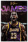 GJHTQLP LeBron Poster James Poster (2) Leinwandposter Wandkunst Dekor Druck Bild Gemälde für Wohnzimmer Schlafzimmer Dekoration 30 x 45 cm