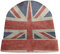 Oudrspo Union Jack Beanie-Mütze mit Union Jack-Motiv, Kopfbedeckung für Krebspatienten, gestrickte Totenkopfmütze, lustige Pullover-Mütze mit aufrollbarem Rand und Bündchen für Damen und Herren