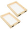 CIMAXIC Holzrahmensieb Zur Papierherstellung DIY-bastelrahmen Bastelholzrahmen Papierherstellungsform Bastelrahmen Papierherstellungsrahmen Holzrahmen Papierherstellungssets