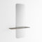 ARHome Specchiera Sagomata con Mensola Modern, 130 x 80 x 19 cm, Made in Italy (Frassino Rustico)