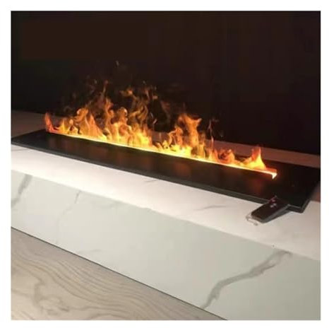 Electric Fireplace with Remote Control, 3D Water Vapour Humidifier, Recessed Design, Automatic Water Filling, Smart APP, Timer Function