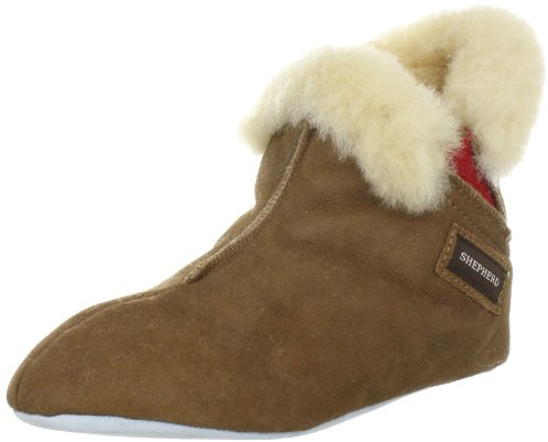 Shepherd Damen MARIETTE Slipper Flache Hausschuhe, Braun (Antique Cognac 52)