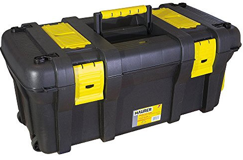 Baule Cassetta con Ruote Trolley Portautensili Attrezzi Maurer cm 73x35xH33