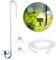 Q-Grow CO2 Diffusor Aquarium aus Edelstahl, mit wechselbarer Keramikscheibe, inkl. 2m Schlauch - 40cm