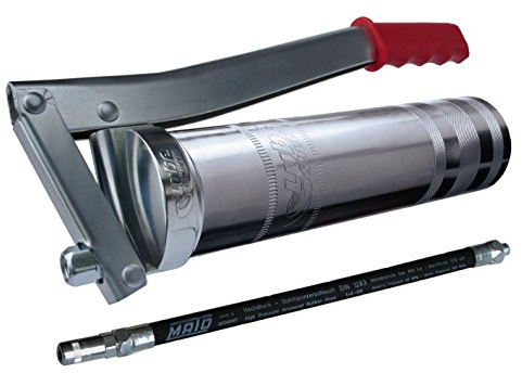 Mato Lube-Shuttle System Fettpresse Mit Anschlussgewinde M10x1, Zubehör:Sicherheits-Gummipanzerschlauch RH-30C