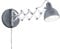 Reality Leuchten R20321078 Scissor A++ to E, Wandleuchte, Metall, E14, Betonfarbig, 30 x 30 x 53 cm