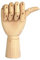 TAPBULL Holzpuppe für Künstler, bewegliche Schaufensterpuppe mit flexiblen Fingern, 25,4 cm, rechte Hand (25,4 cm, rechte Hand)