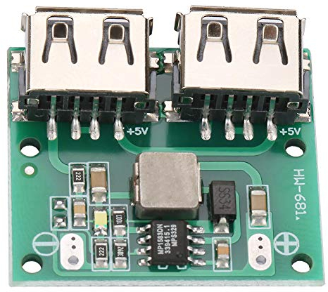 USB DC-DC Voltage Buck Regulator Convert Power Charger Module Output 9V/12V/24V To 5V Dual USB Output Buck Voltage Board 3A Car Charge Charging Regulator DIY USB Power Supply Module