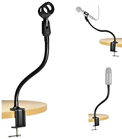 Podium Mic Stand, Yeti Mic Stand,Desk Mic Stand for Podcast, Meetings, Lectures,TV,Radio,Blue Yeti Snowball Microphone