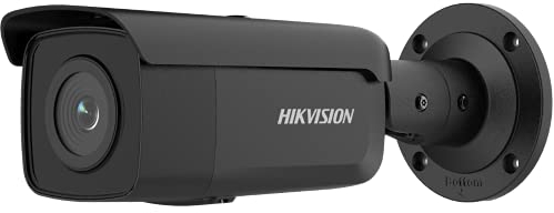 Hikvision DS-2CD2T86G2-2I(2.8mm)(C)(Black) Bullet Überwachungskamera mit 8 Megapixel, bis zu 60m Beleuchtung, professionelle Überwachungskamera, Acusense Kamera mit Fehlalarmfilter