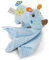 NICI Schmusetier 3D Nashorn Manuffi 13 cm mit Schmusetuch – Baby Kuscheltier mit Mulltuch ab 0+ Monaten – Weiches Plüschtier/Schmusetuch für Mädchen & Jungen, 48038