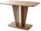 Rodnik Esstisch Polaris 110 x 70 x 74 cm, Säulentisch, Tisch platzsparend, abgerundete Ecken, kompakt, elegant (Nussbaum)