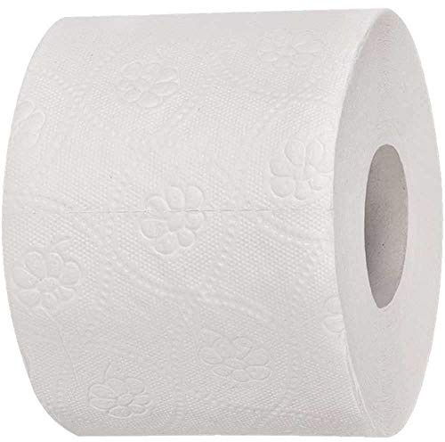 Toilettenpapier, 3-lagig, Zellstoff, hochweiß, 250 Blatt, 9,5x11cm, Ø Rolle: 11cm, Ø Hülse: 4,5cm, 9x8 Rollen, 72 Rollen/VE, Klopapier