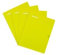 MINTRA lot de 4 Cahiers 90gm agrafés en Couverture Polypro 24x32 cm Grands Carreaux SEYES (48 pages, Jaune)