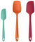 U-Taste Silicone Spatula Set of 3: 315 ℃ High Heat-Resistant Rubber Bowl Scraper, Seamless Food Grade Flexible Kitchen Utensils for Cooking Baking Mixing & for Nonstick Cookware (Colorful)