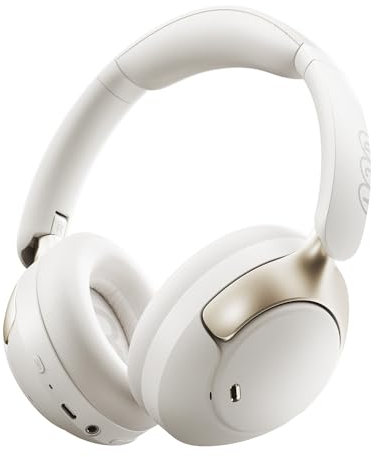 QCY H3 Pro Auriculares Inalámbricos de Diadema Cancelación Ruido Activa Adaptativa,hasta 50dB Reducción Ruido con múltiples ANC Modos,Audio Hi-Res LDAC Cascos Inalámbricos Bluetooth,55H de autonomía