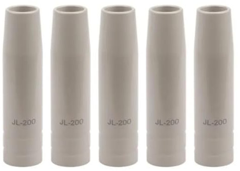 Kissmii 5 pezzi 200 A schermato, ugello di protezione anti-sudore antiaderente, protezione per saldatrici