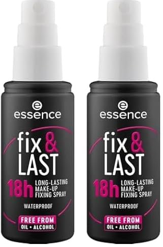 Essence - Spray Fixateur de Maquillage Fix & Last 18h (Lot de 2)