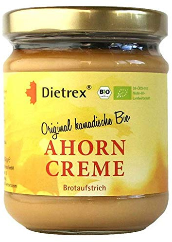 Dietrex Kanadische Ahorncreme Bio | 100% Ahornsaft | cremig karamellig | vegan