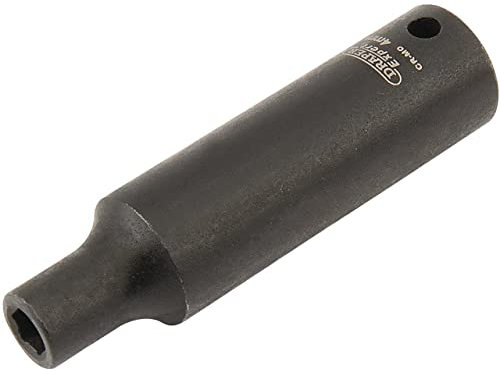 Draper 5063 1/4 Square Drive Expert Hi-Torq Metric Deep Impact Socket, 4 mm Size , Blue