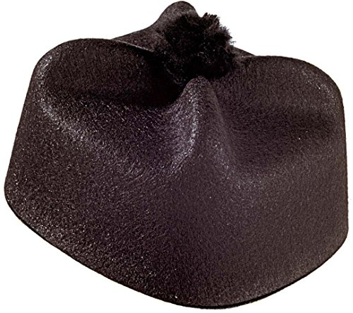 Widmann 1665P - Parroco Priester Hut aus Filz, Schwarz