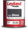 Leyland Trade High Gloss Paint - Black 750ml