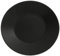 bar@drinkstuff Midnight Wide Rim Plates Black 30.5cm, Pack of 6