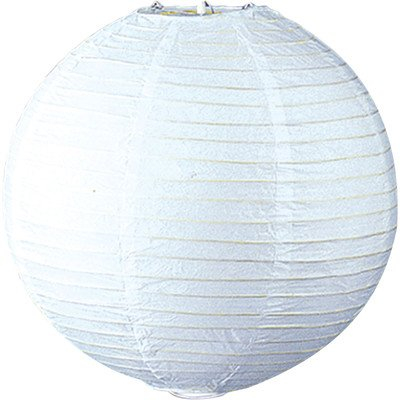 Näve 50 cm Japanisch Lampenschirm Tokio - Weißer Papierzylinder für Deckenmontage