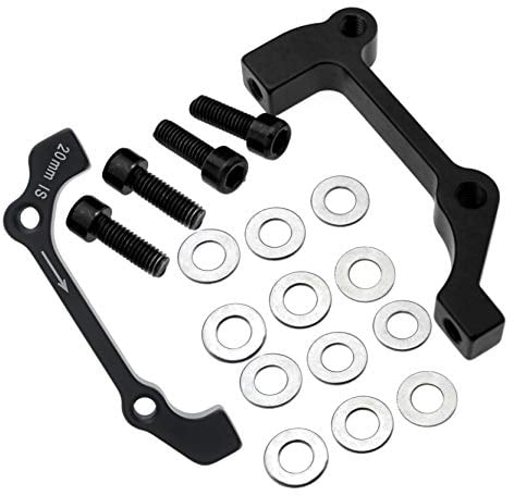 180mm Front&Rear CNC Disc Brake Adapter Caliper Post Mount PM to IS Standard