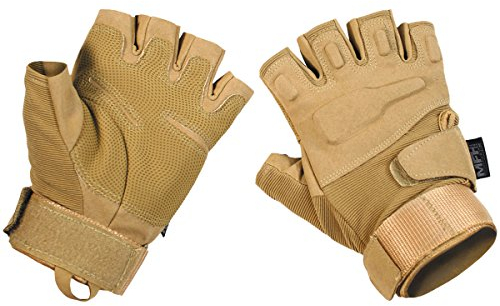 MFH Protect Fingerlose Handschuhe Coyote Tan Größe L
