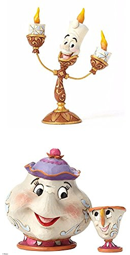 Disney Tradition Ooh La La (Lumiere Figur) + Disney Tradition A Mother's Love (Mrs. Potts & Chip Figur)