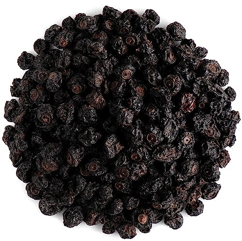 Ribes nero biologico non zuccherato - Bacche di ribes nero essiccate - Perfette per prodotti da forno