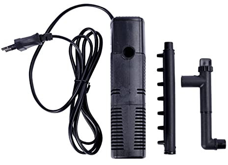 sunyu 3 in 1 Filtra Piante Pompa Sommersa - Pompa per Fontana - Pompe d'Acqua per Acquario - 7W - 600L/H