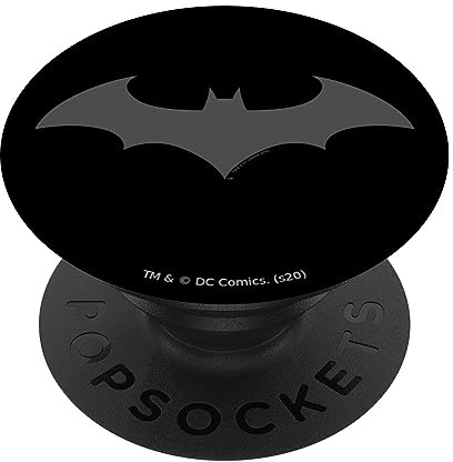 Batman Hush Logo Grey PopSockets PopGrip Interchangeable